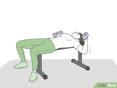 Image titled Do Dumbbell Flys Step 7