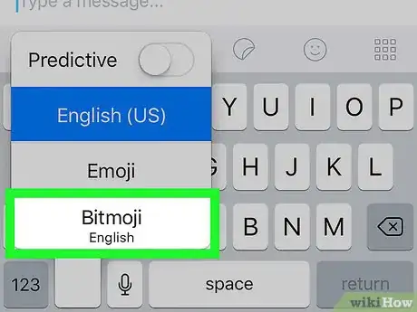 Image titled Use Bitmoji on Kik on iPhone or iPad Step 5
