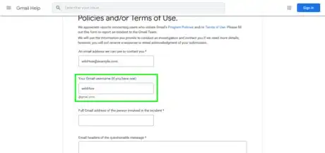 Image titled Enter Username into Gmail Abuse Form.png