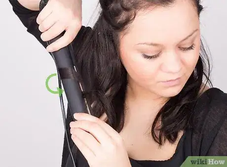 Image titled Wave Your Hair With a Flat Iron Step 3