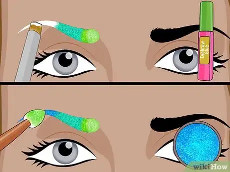 Image titled Do Glitter Eyebrows Step 6