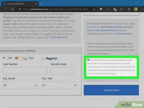Image titled Get a Bluehost Domain Step 18