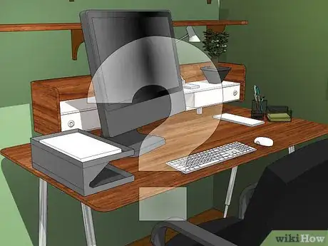 Image titled Maximize Office Desk Space Step 2