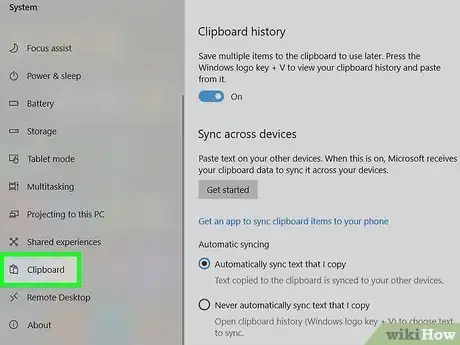 Image titled Enable Clipboard History on Windows 10 Step 5