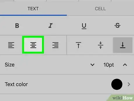 Image titled Make a Table on Google Sheets on iPhone or iPad Step 17