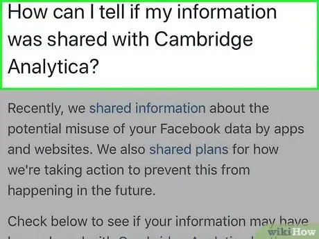Image titled Know if Your Facebook Data Was Shared with Cambridge Analytica Step 10