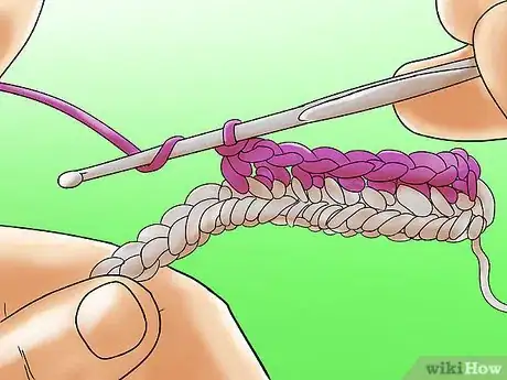 Image titled Crochet Rainbow Dish Cloths Step 14