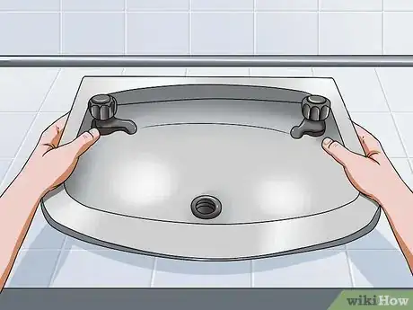 Image titled Install a Bathroom Sink Step 3