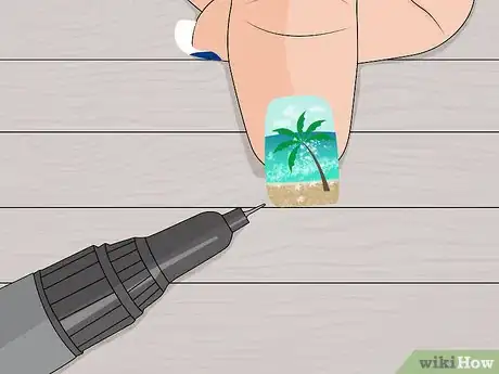 Image titled Give Yourself a Beach Inspired Manicure Step 11