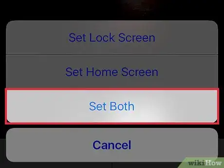 Image titled Set the Same Wallpaper for Home and Lock Screens on an iPhone Step 8