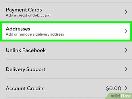 Image titled Change an Address on DoorDash on iPhone or iPad Step 3
