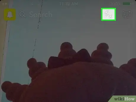 Image titled Use the Front Camera Flash on Snapchat Step 3