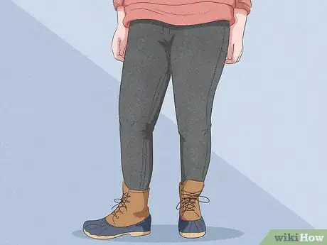 Image titled Wear Duck Boots Step 1