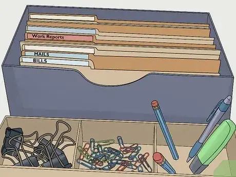 Image titled Declutter a Home Office Step 4