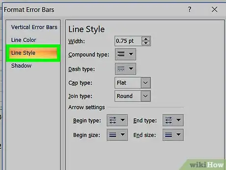 Image titled Add Error Bars in Excel on PC or Mac Step 10