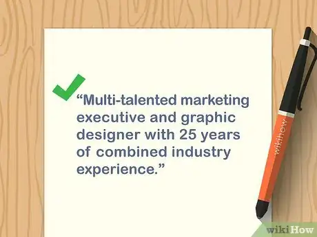 Image titled Write a Resume Profile Step 3
