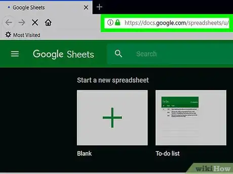 Image titled Create a Graph in Google Sheets Step 1