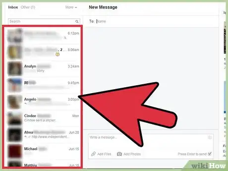 Image titled Save Facebook Messages Step 4