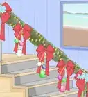 Hang Garland on Stairs