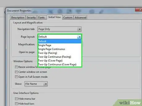 Image titled Set the Opening View of a PDF in Acrobat Professional Step 4