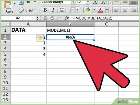 Image titled Calculate Mode Using Excel Step 9