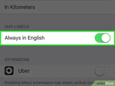 Image titled Show All Map Labels in English on an iPhone Step 3