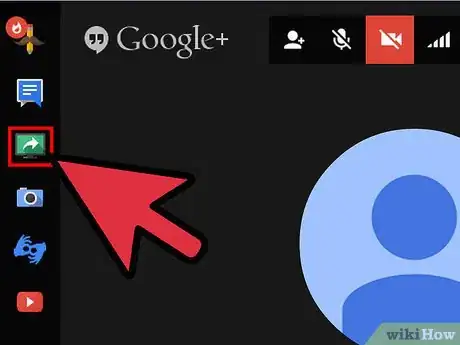 Image titled Screenshare (Screencast) on Google+ Hangouts Step 3
