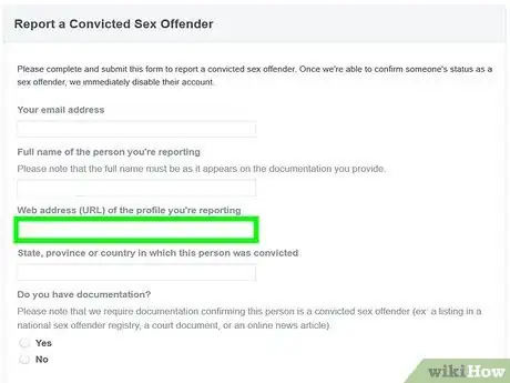 Image titled Report a Sex Offender on Facebook Step 5
