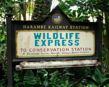 Image titled Wildlife Express Harambe Station Train