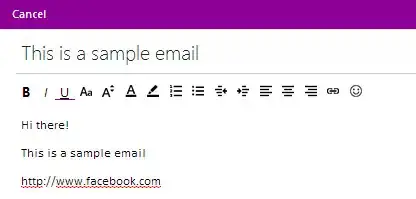 Image titled Add Hyperlinks to Email Messages in Hotmail Step 8