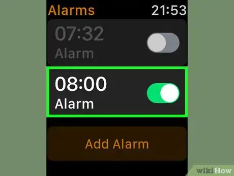Image titled Set an Alarm on the Apple Watch Step 8