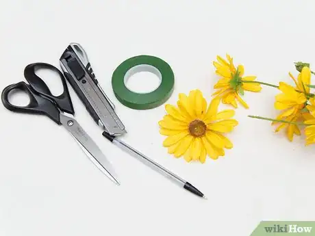 Image titled Make Flower Pens Step 1
