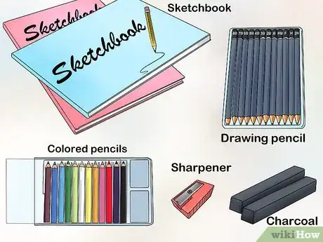 Image titled Learn Drawing Online Step 1