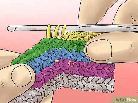 Image titled Crochet Rainbow Dish Cloths Step 17