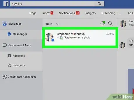 Image titled Send a Message from a Facebook Page Step 14