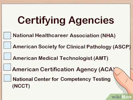 Image titled Get a Phlebotomy Certification Step 1
