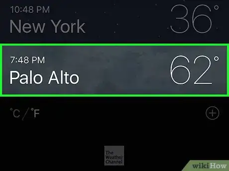 Image titled See Another City's Weather on an iPhone Step 6