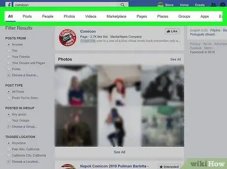 Image titled Search Facebook Step 5