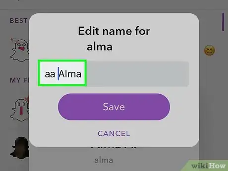 Image titled Make a List on Snapchat Step 14