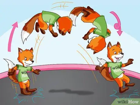Image titled Do a Knee Flip on a Trampoline Step 08