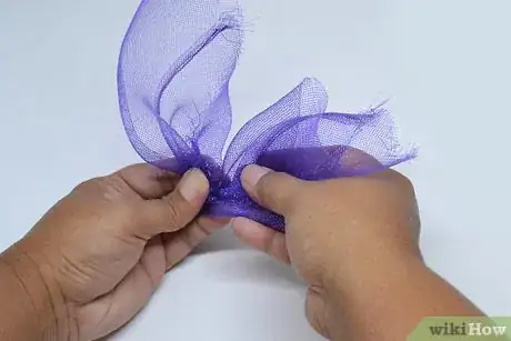 Image titled Make Deco Mesh Flowers Step 3
