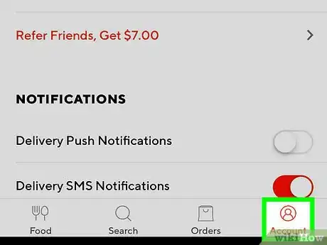 Image titled Change an Address on DoorDash on iPhone or iPad Step 2