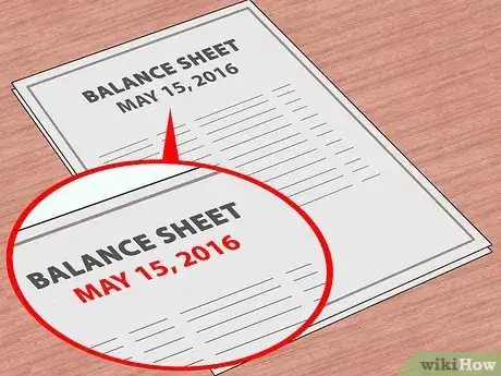 Image titled Write a Balance Sheet Step 1
