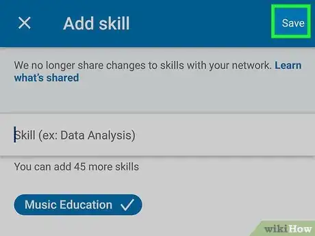 Image titled Add Skills on LinkedIn Step 7