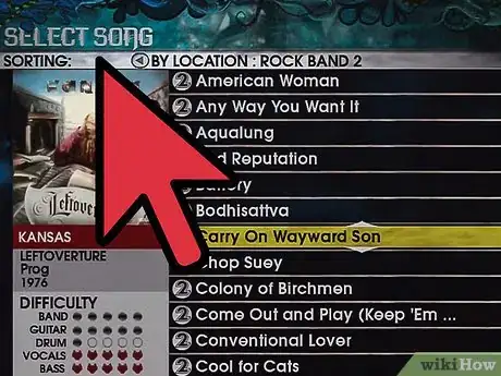 Image titled Play Guitar on Rock Band 2 (for Beginners) Step 4