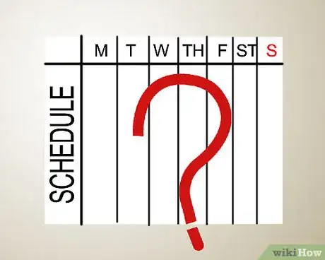 Image titled Schedule Step 2