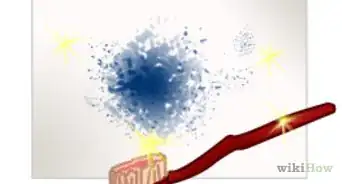 Draw a Spray Paint Design Using Toothbrushes