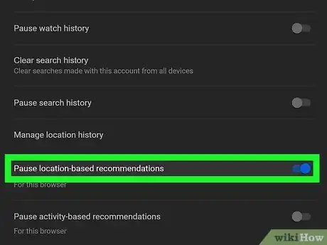 Image titled Turn Off Recommended Notifications on YouTube Music on PC or Mac Step 5