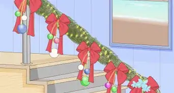 Hang Garland on Stairs