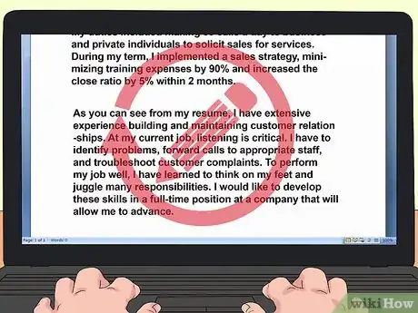 Image titled Write a Customer Service Cover Letter Step 10